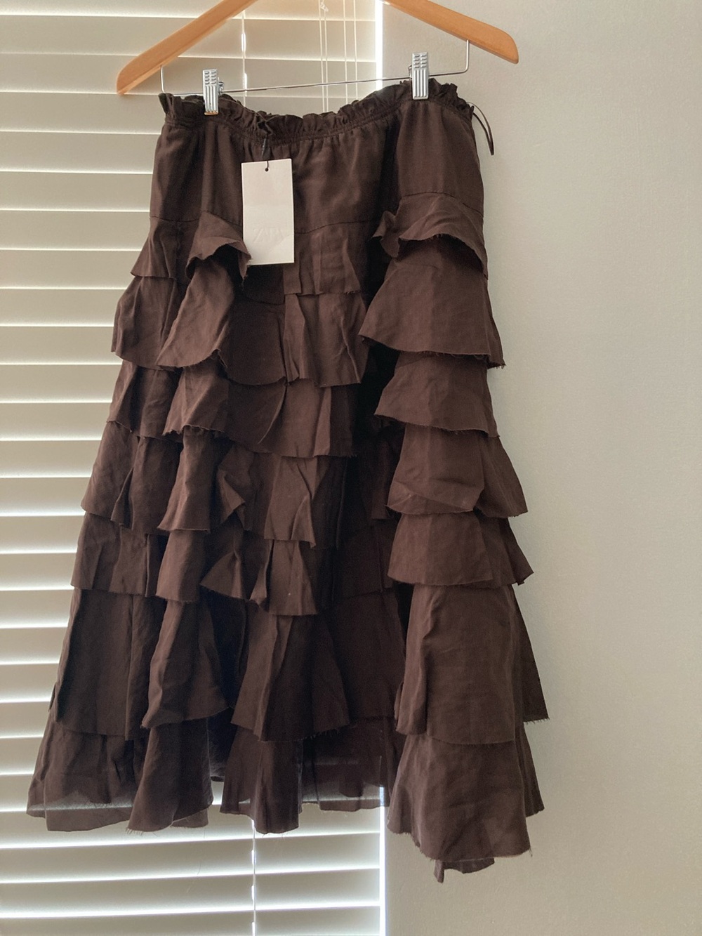 NWT Zara Brown Skirt L